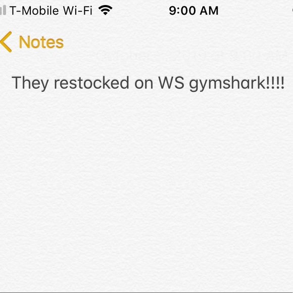 Gymshark WS - Picture 1 of 1